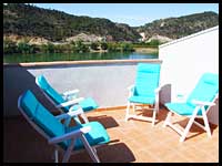 Photo of the terrace and spectacular views from the apartment