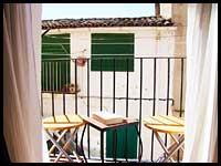Photo of the view from the balcony